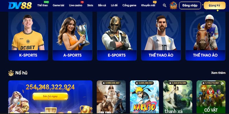 Đăng ký DV88 về quản lý tài khoản