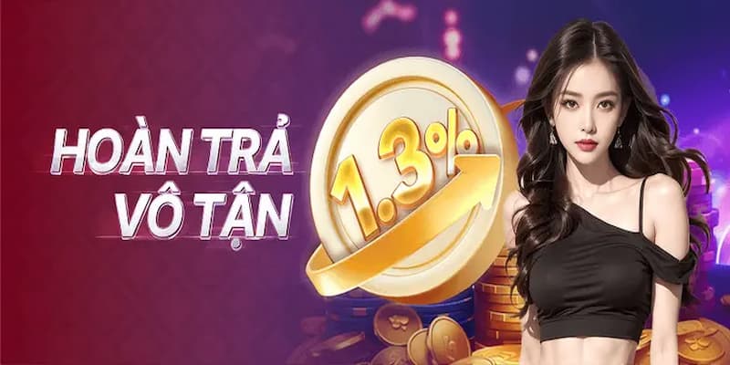 Hoàn trả 1,3% về lợi ích nổi bật