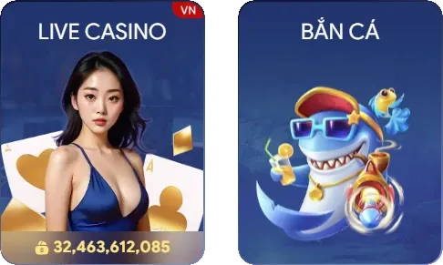 Live casino và bắn cá
